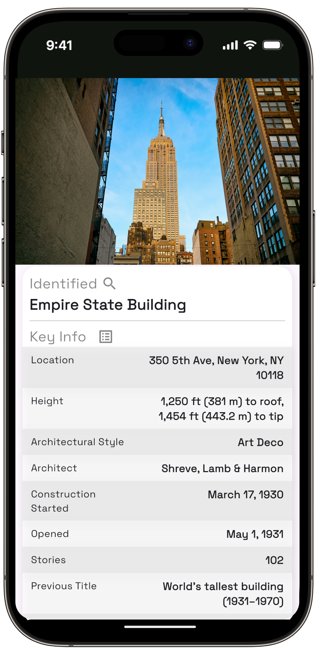 Travel Planner: Owlio identifies landmarks and paintings with your camera